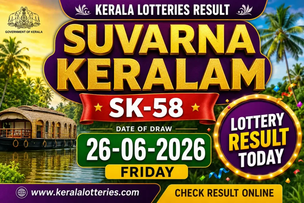 kerala lottery result 26.06.2026